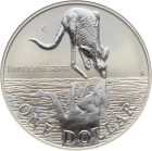 Australien 1 Dollar 1997 Känguru - 1 Unze Feinsilber